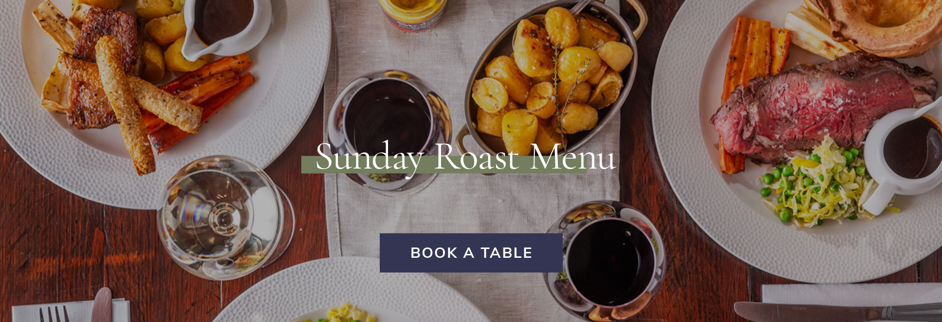 Sunday Menu at The Botanist on the Green